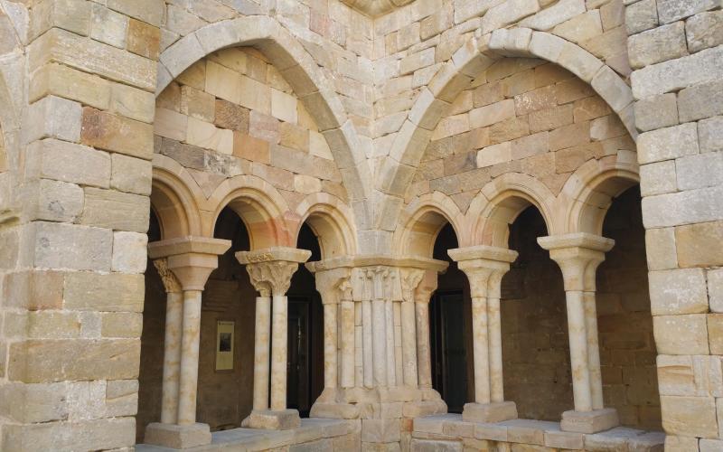 Detalle claustro del Monasterio de Santa María la Real 