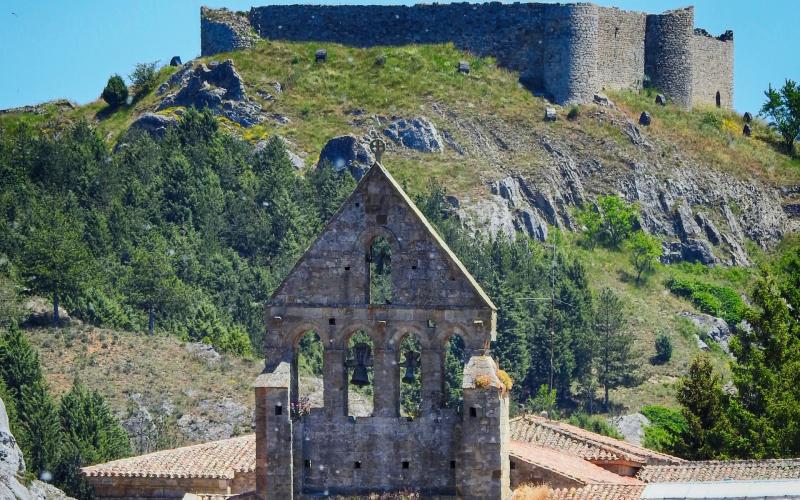 Panorámica del Castillo de Aguilar de Campoo