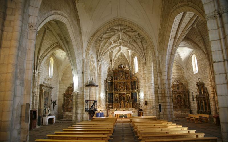 Interior iglesia de la Asunción, Melgar de Yuso