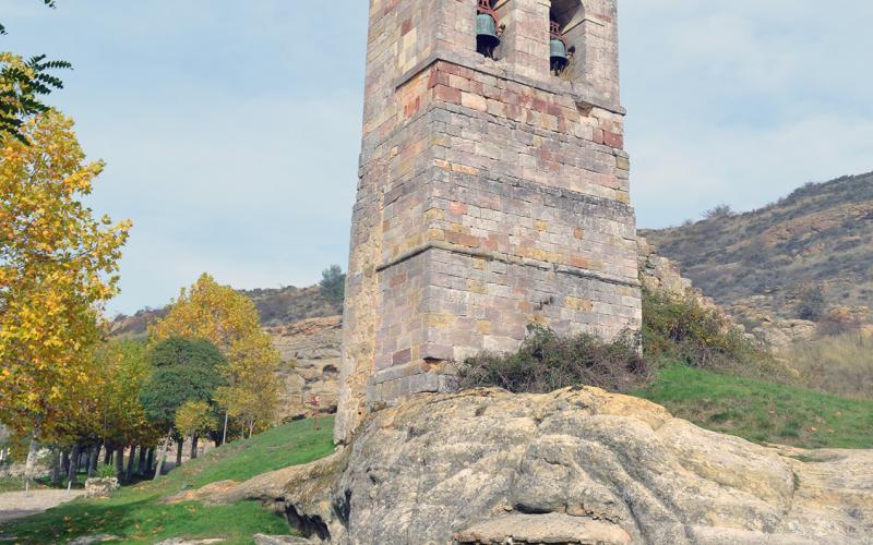 Torre-campanario de la Iglesia de los Santos Justo y Pastor