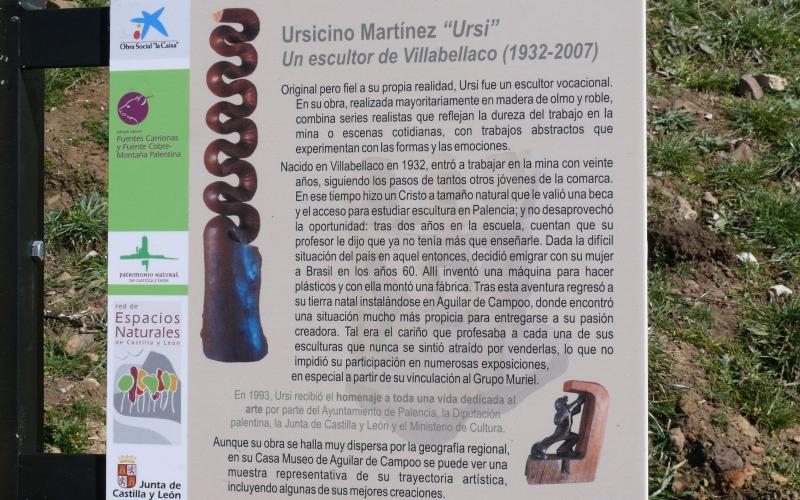 Información sobre el escultor Ursicinio Martínez